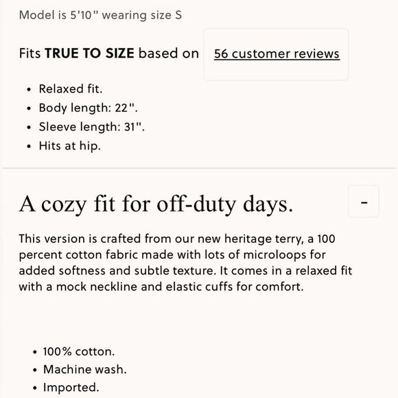 NWT J CREW Heritage terry mockneck sweatshirt in Medium Hthr Grey - Picture 8 of 8